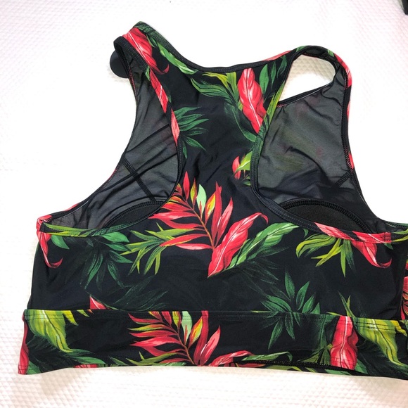 Torrid Floral Swim Top Size 0 - Picture 6 of 7